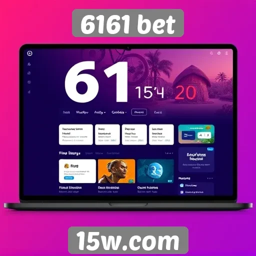 Interface do usuário do 6161 bet é intuitiva