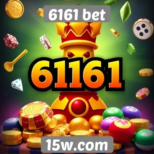 Variedade de jogos disponíveis na 6161 bet